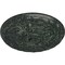 Ekena Millwork Amelia Ceiling Medallion (Fits Canopies up to 4 1/8"), 15 3/4"OD x 5/8"P, Painted Turtle Crackle CM16AMPTC - alternate 3